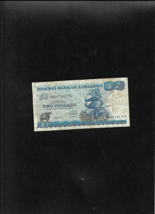 Zimbabwe 2 dollars 1994 seria2976275