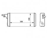 Radiator incalzire habitaclu MAGNETI MARELLI 3050N8-1, SRLine