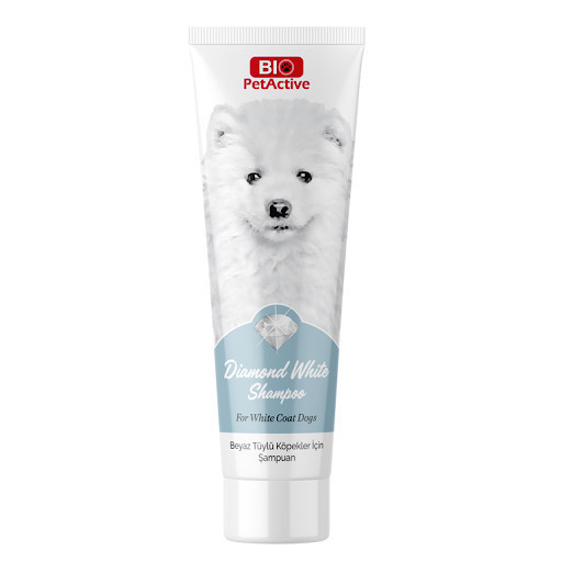 Sampon pentru caini cu blana alba Biopet Diamond White 250 ml