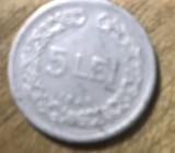 MNDRO Romania moneda 5 lei RPR