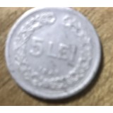 MNDRO Romania moneda 5 lei RPR