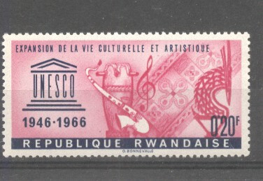 Rwanda 1966 UNESCO, MNH AJ.045 foto