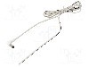 Cablu alimentare DC, cabluri, DC 5,5/2,1 mufa, alb, 1,5m, WEST POL - A21-TT-T035-150WH