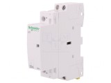 Contactor 1P 25A 220-240VAC NO IP20 500V A9C20631