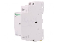 Contactor 1P 25A 220-240VAC NO IP20 500V A9C20631