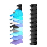 Suport pentru Sepci, Flippy, pentru Perete, Organizator pentru 10 Palarii, Constructie Verticala, Montaj cu Banda Adeziva sau Suruburi, Economisire Sp