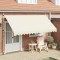 Copertină retractabilă manual, crem, 400 cm