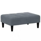 Cumpara ieftin Taburet, gri inchis, 77x55x31 cm, catifea