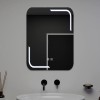 Oglinda LED Rectangulara, 60x80cm, Touch Ulrich, Sistem Dezaburire, Dimabila ModernLight Concept, Korman