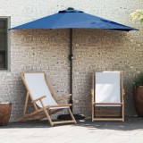 VidaXL Parasol de Grădină Albastru azur 294 x 150 x 224 cm țesătură