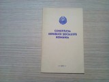 CONSTITUTIA REPUBLICII SOCIALISTE ROMANIA - 1975 , 47 p., Alta editura