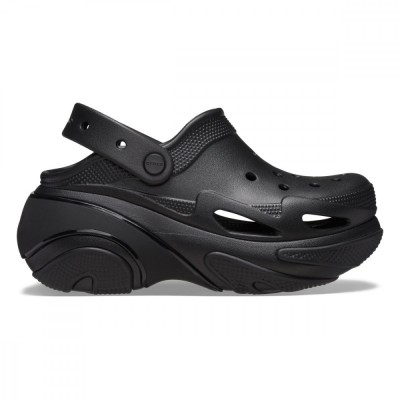 Saboti Crocs Bubble Crush Clog Negru - Triple Black foto