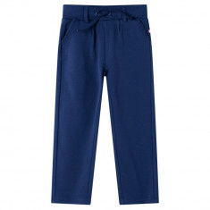 Pantaloni pentru copii cu snur, bleumarin, 116 GartenMobel Dekor