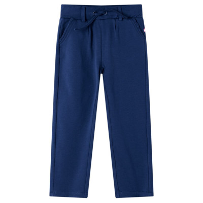 Pantaloni pentru copii cu snur, bleumarin, 116 GartenMobel Dekor foto