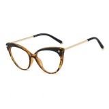 Ochelari Calculator Techsuit Reflex TR90 F93308 Leopard, Protectie Ochi, Antireflex, Filtru Lumina Albastra