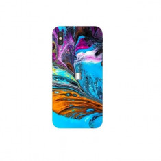 Set Folii Skin Acoperire 360 Compatibile cu Apple iPhone XS Max - Wraps Skin Printing Royal Aquatic