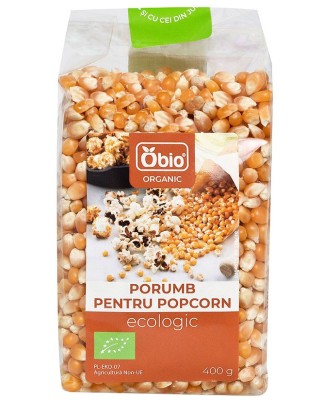 Porumb pentru popcorn bio 400g Obio foto