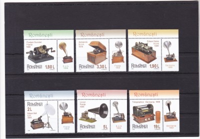 ROMANIA 2020, Colecții rom&amp;acirc;nești. Fonografe, MNH, LP 2275 foto