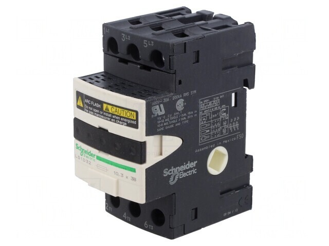 Separator cu Fuzibil 10x38mm pentru Şină DIN 3P