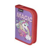 Cumpara ieftin Penar echipat fete, 1 fermoar, Dimensiuni 13,5x9,5x3,5cm, 34 piese, cu 2 clape,, Herlitz