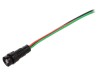 Lampă LED Control Roșu/Verde 230V &Oslash;11mm IP40