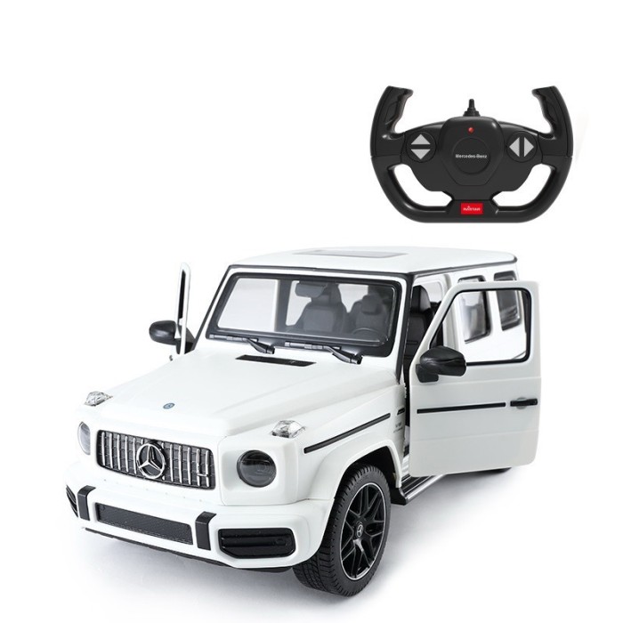 MASINA CU TELECOMANDA MERCEDES-BENZ G63 ALB SCARA 1 LA 14