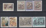 Italia 1974,1975,1976,1977 - Crăciun - Picturi, 4 Serii, MNH