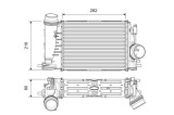 VALEO 818316 Intercooler, compresor