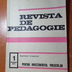 revista de pedagogie nr.1/1971