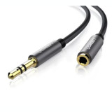 Cumpara ieftin Cablu audio Ugreen stereo 3.5 mm jack la 3.5 mm jack 1 m negru 10592