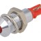 &quot;Lampă LED Convex Roșie 24-28VDC &Oslash;6.2mm IP40 Metal&quot;