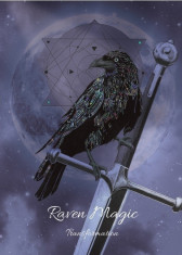 Felicitare Raven Magic - pentru transformare foto
