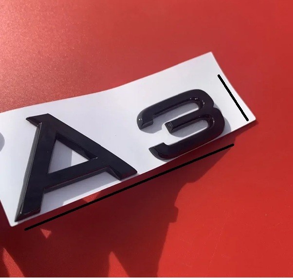 Emblema AUDI A3 negru