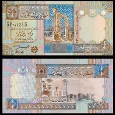 LIBIA █ bancnota █ 1/4 Dinar █ 2002 █ P-62 █ UNC █ necirculata