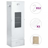 Afumătoare cuptor grătar cu 1 kg peleți lemn, 44,5x29x124 cm