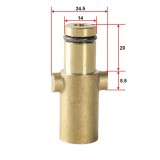 Furtun profesional desfundat tevi canalizare burlane toalete - Husqvarna - 15 m - Ambele