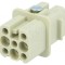 Conector HDC Inserturi Contact Mamă 8+7 PE Han D