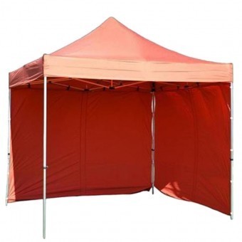 Pavilion gradina, rosu Strend Pro Festival, evantai, 2 pereti laterali, 300 x 300 cm, profesional Pavilion gradina, rosu Strend Pro Festival, evantai, 2 pereti laterali, 300 x 300 cm, profesional