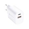 Incarcator de Calatorie Forcell F-Energy, Type-C + USB-A, 35W, PD QC 4.0, Alb