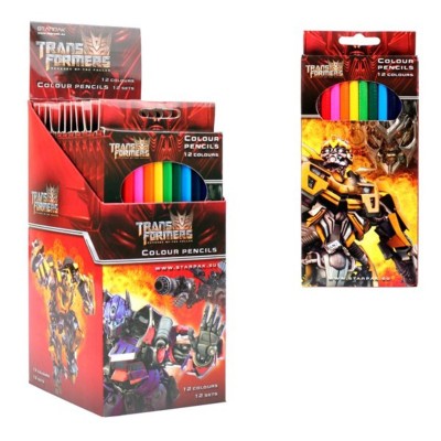 Creioane colorate Transformers 12culori/set foto