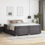 Cumpara ieftin Cadru de pat Gri 200 x 200 cm Piele artificială