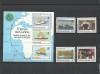 TRISTAN DA CUNHA 1990 CORABII VAPOARE HARTI, Nestampilat