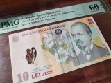 Bancnota 10 lei 2013, PMG 66EPQ