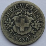 Elvetia, 20 Centimes 1850