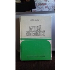 Analiza matematica - Valter Olariu