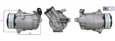 LUCAS ACP346 Compresor, climatizare foto