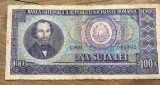 (BNK A) Romania bancnota 100 lei 1966