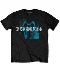 Tricou Unisex Deftones Static Skull foto