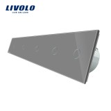 Cumpara ieftin Intrerupator LIVOLO cu touch din sticla cu 5 intrerupatoare simple SmartElectro IntelligentHouse