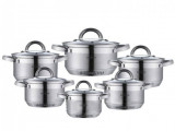 Set oale inox 12 piese Bohmann, Inductie, PREMIUM, Austria